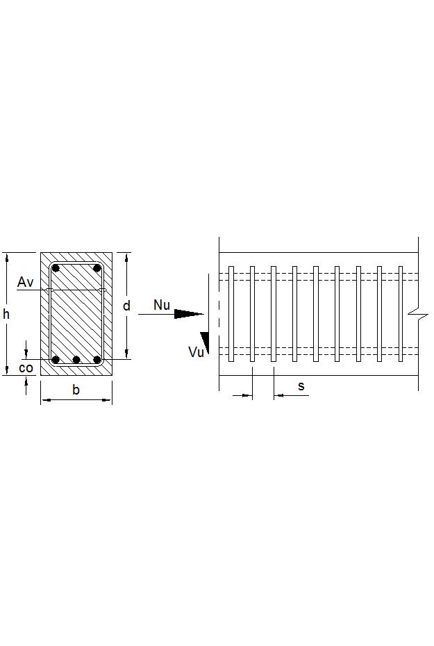 Shear Reinf Section Subject to Shear&Axial Compr